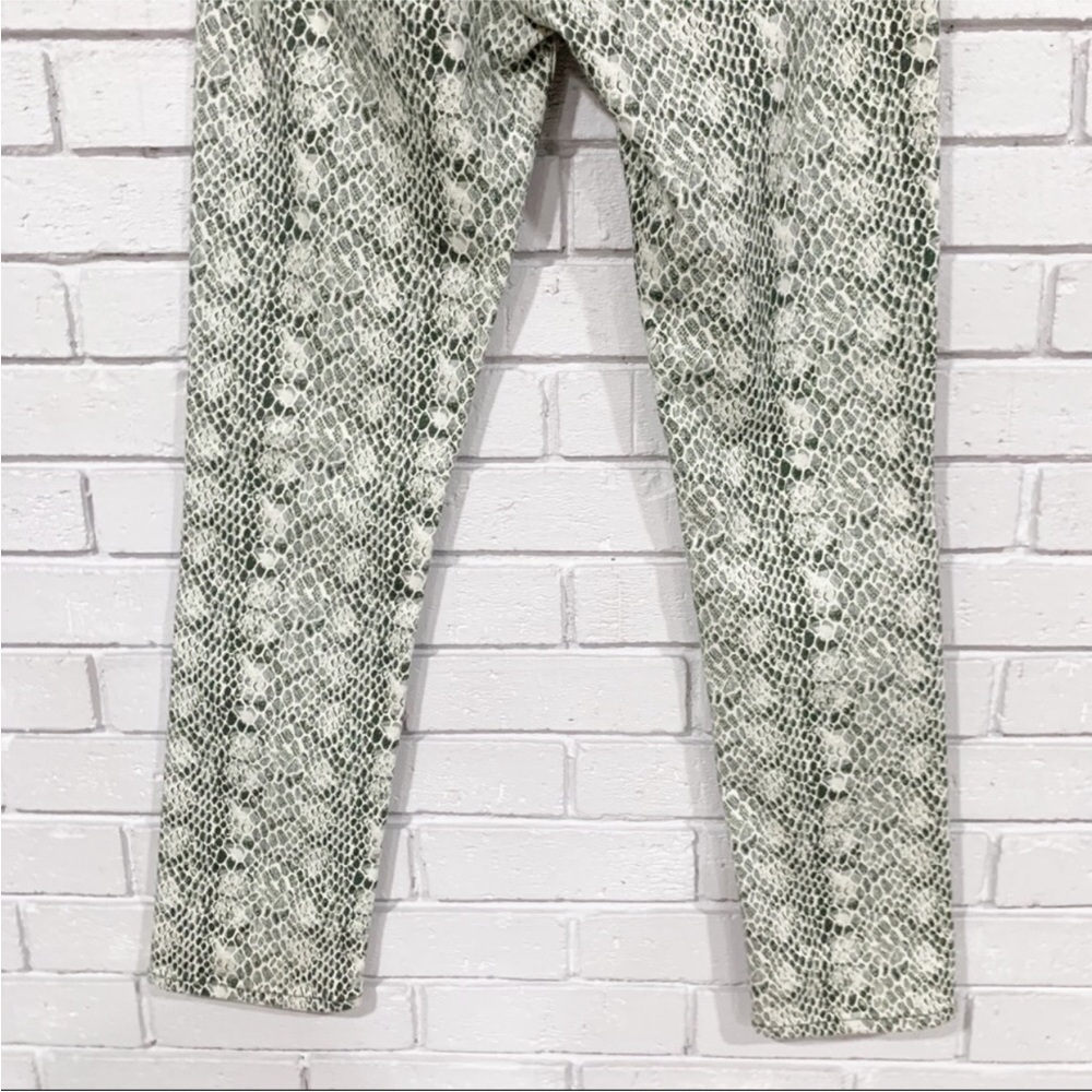 AG Jeans Mari snake-print high-rise‎ straight-leg jeans - Picture 5 of 6